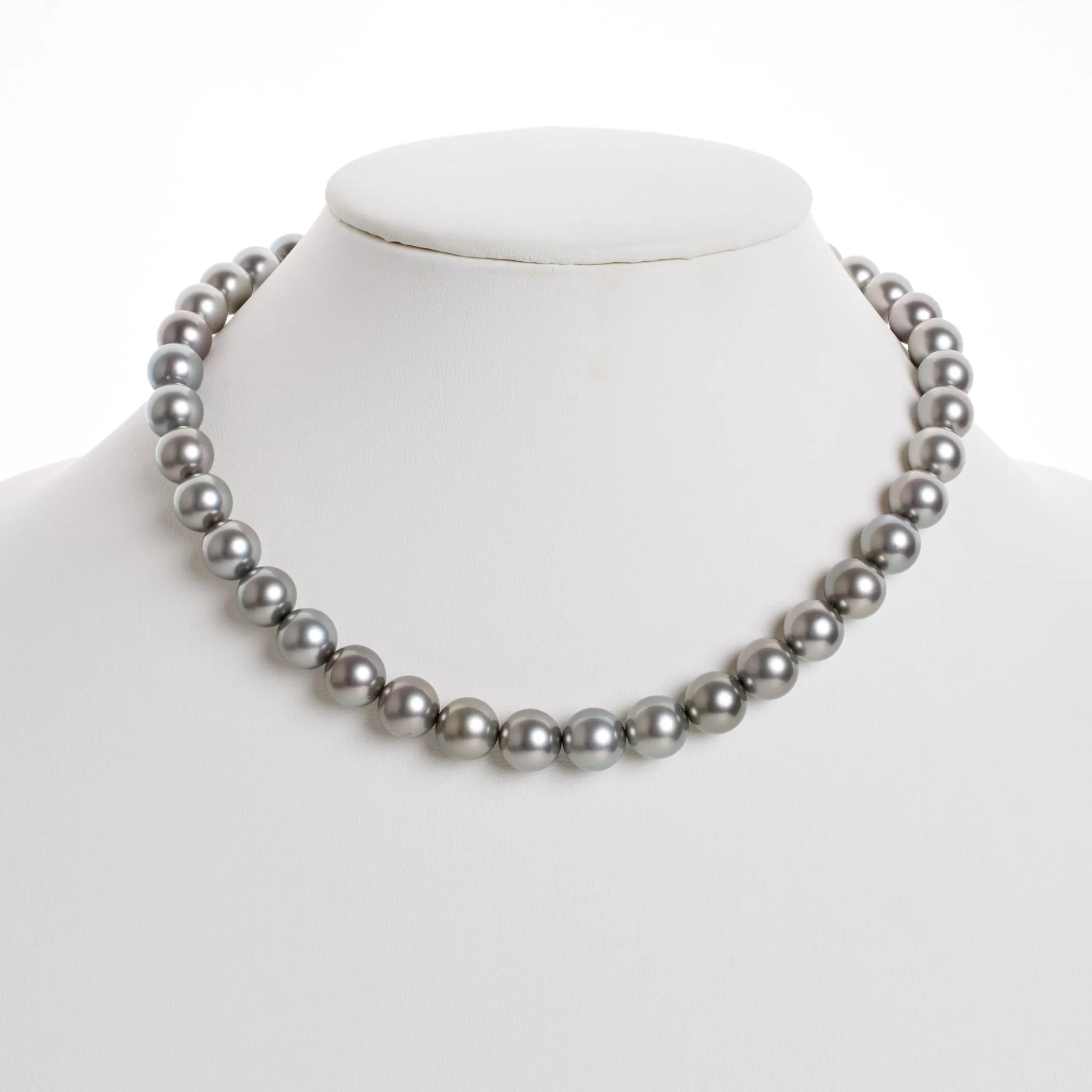 10.0-10.9 mm AAA Tahitian Round Pearl Necklace